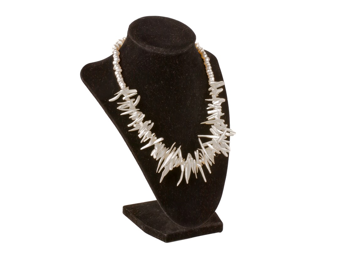 Polished White Coral Necklace, Vintage 1950s, 16 Etsy