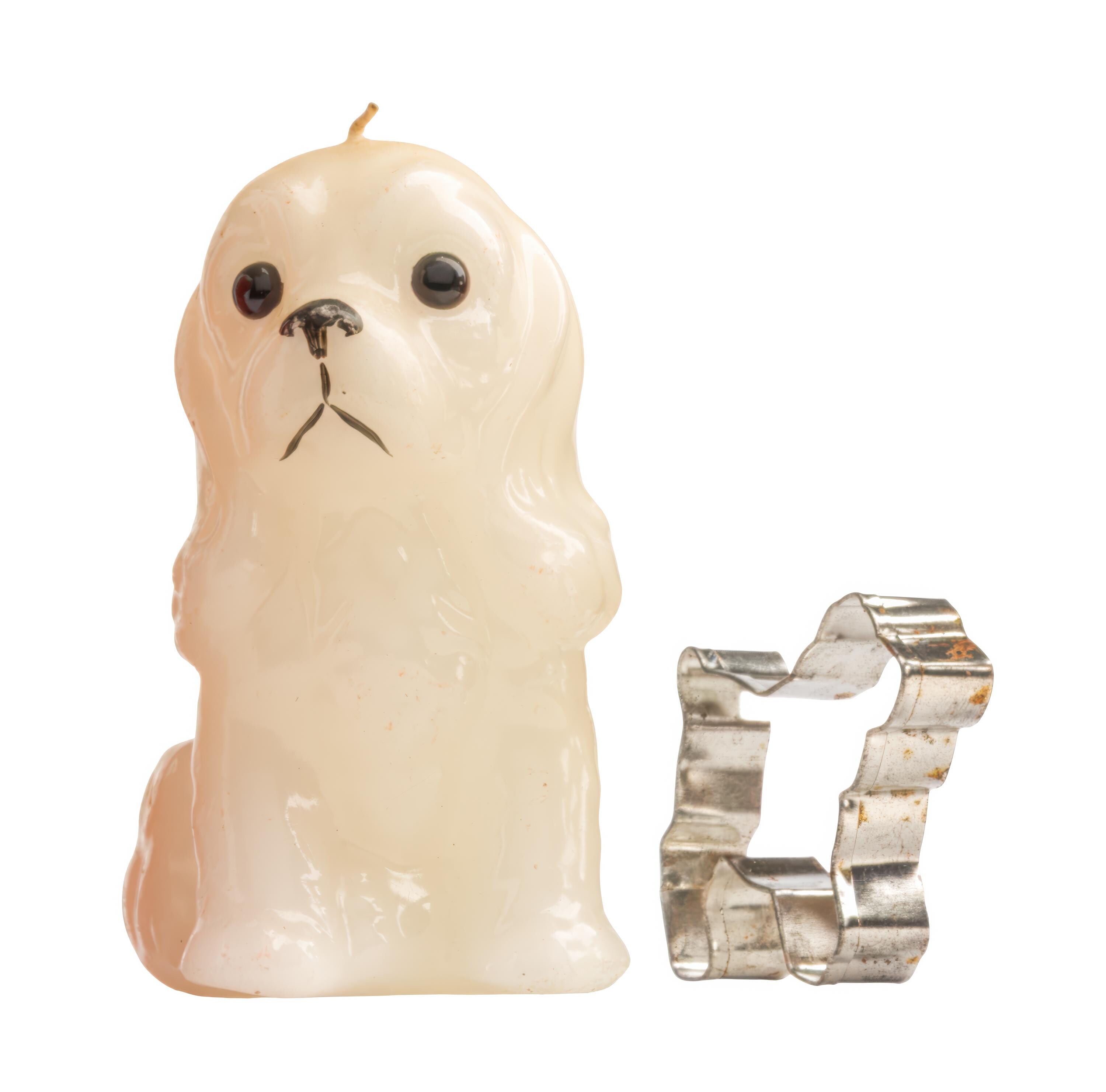 コッカースパニエル5匹セット、キャンドル、クッキーカッター、シェル