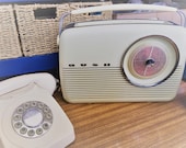 Vintage Bush TR82C Portable Transistor Radio, build 1959-63 Working VGC Dorset