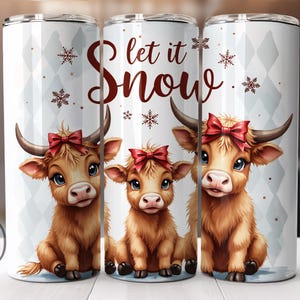 Let It Snow Gnome 20 Oz Skinny Tumbler Wrap, Christmas Gnome Sublimation Tumbler Design Template, Digital Download, Snowflake PNG design