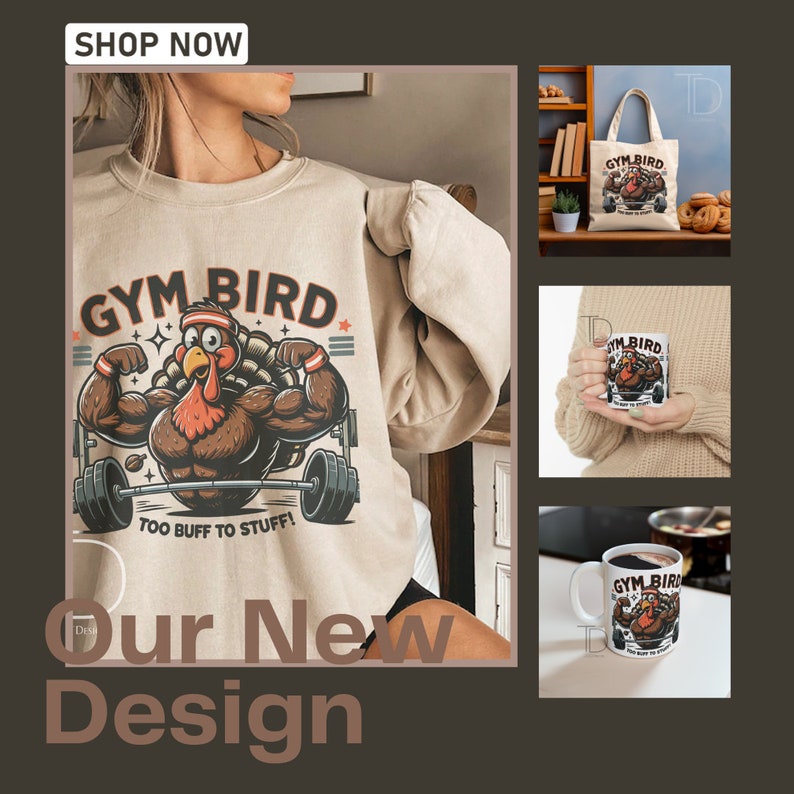 Funny Thanksgiving Gym Turkey Png Turkey Clipart Holiday Etsy