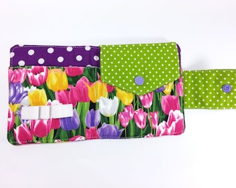 Tasche für Tampons und Slipeinlagen  Blumen