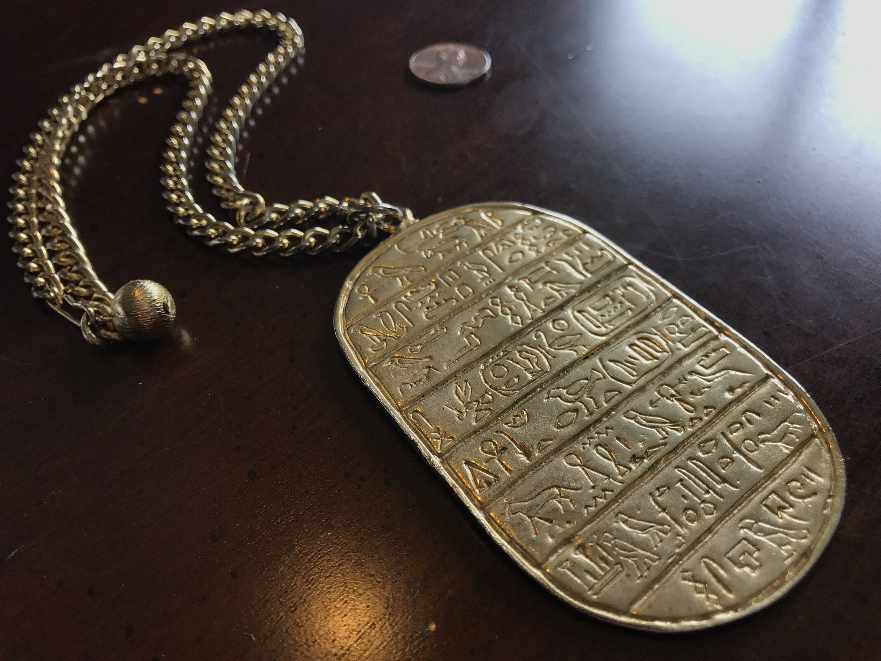 Kenneth Lane Egyptian Revival Gold 