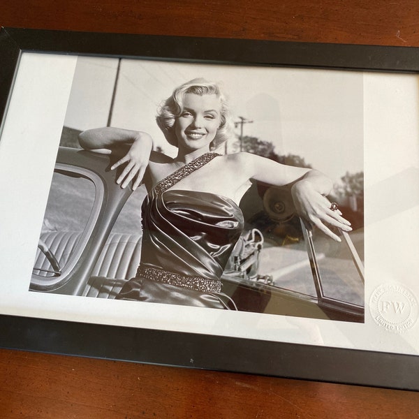 Original Marilyn Monroe Frank Worth Ltd Edition w/ COA Framed - Cheesecake Roadster for How to Marry a Millionaire Hotrod Classic Car Blonde