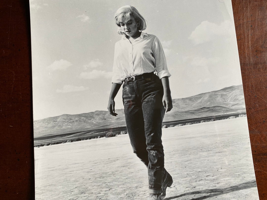 Vintage Marilyn Monroe Cowgirl 1961 misfits on Set - Etsy