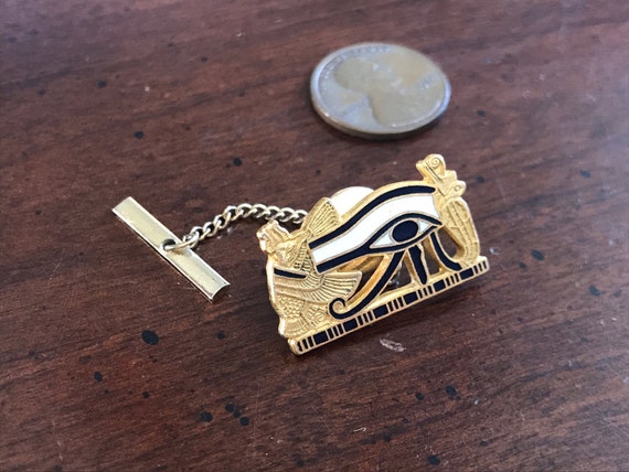 MMA Udjat Eye of Horus Tie Tack Lapel Pin Brooch … - image 1