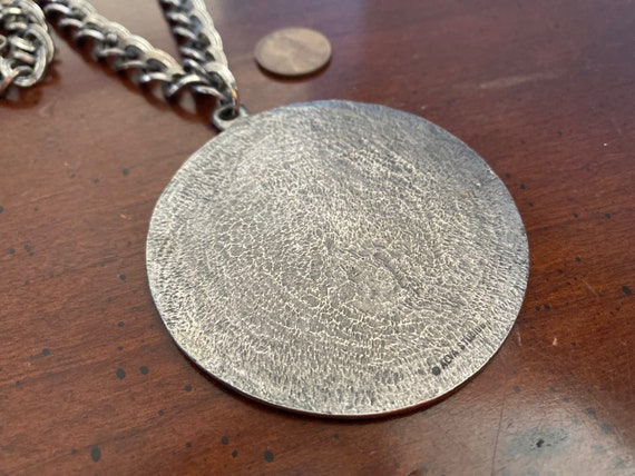 The Lovers - Italian Renaissance Silver Pendant Necklace