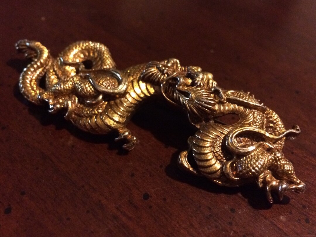 Draak Broche Pin Vintage 12 Zodiac Dragon Totem Broche Revers Pin Voor