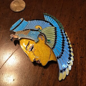 Vintage Jaime Quiroz ALBA Cleopatra as Vulture Goddess Nekhbet Mut