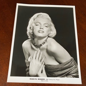 Foto vintage de Marilyn Monroe de los años 60, jugadora de 20th Century Fox - Diosa rubia original, 8x10, tarjeta de vestíbulo, promoción, rubia sensual, chica glamurosa