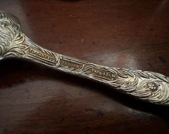 TIFFANY　デミタススプーン　フローラル　アンティーク　スターリングシルバー ティファニー＆カンパニー ～ ヴィンテージ ～ スターリングシルバー