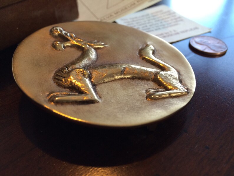 Vintage Retro Gold Dragon Belt Buckle