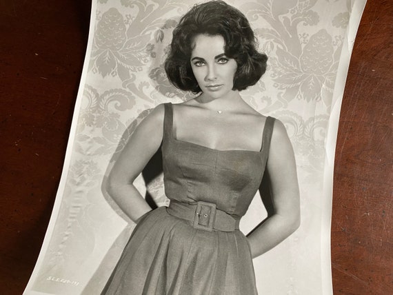 Original 1960 Elizabeth Taylor "suddenly Last Summer" - Young Liz Vintage  Hollywood 8x10 Lobby Card Promo Photo Tuscan Damask Wallpaper - Etsy