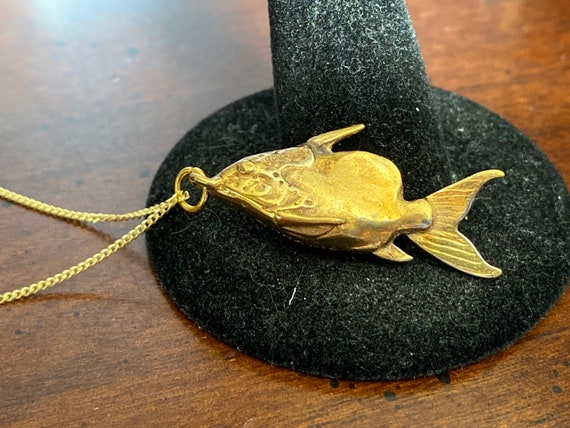 Fish on sale locket design