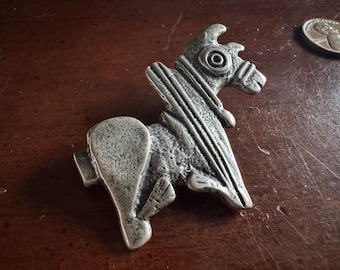 Vintage Sterling Silver Horse Brooch - MMA Metropolitan Museum of Art  Viking Scandinavian Art - Scythian - Norse Runes