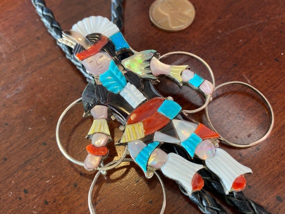 Important Vintage Giant Horse Sterling Silver Native American Zuni Hand Carved Bolo Tie Important Vintage Giant Horse Sterling Silver Native American Zuni Hand Carved Bolo Tie