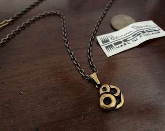 Hannu Ikonen Bronze Reindeer Moss Necklace - Bronze - Vintage Finland Modernist Scandinavian Renmoosblüte Iceland Moss - Valo Koru