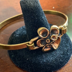 Hannu Ikonen Reindeer Moss Bracelet - Solid Bronze - Vintage Finland Modernist Scandinavian - Renmoosblüte - Delicate Iceland Moss