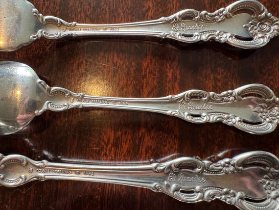 Towle Sterling Silver El Grandee 1964 Flatware - Silverware