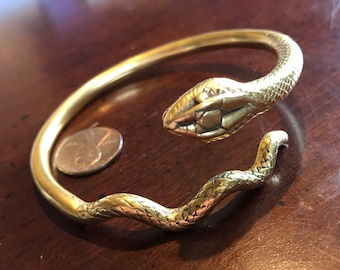 MMA Egyptian Revival Gold Serpent Bangle Bracelet - Metropolitan Museum Art - Treasures of Tutankhamun - Asp Natrix Viper Adder Grass Snake