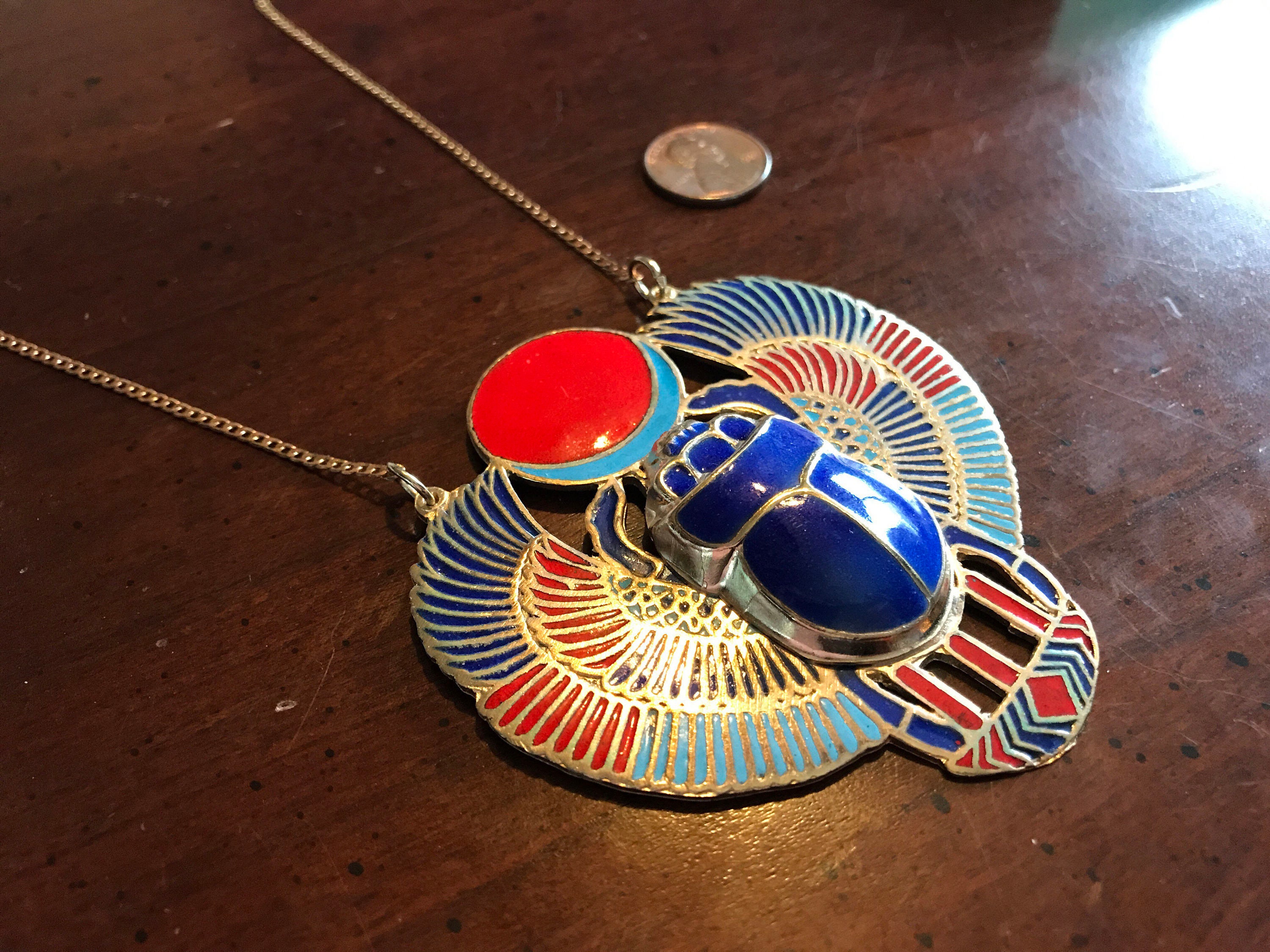 Solar scarab best sale pendant