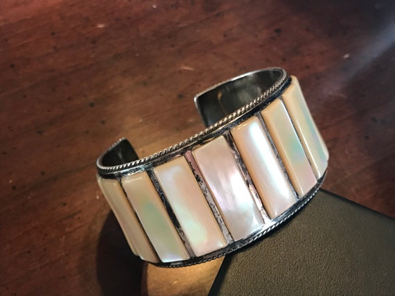 Most Detailed Vintage Southwest Pueblo Sterling Silver Bracelet Most Detailed Vintage Southwest Pueblo Sterling Silver Bracelet
