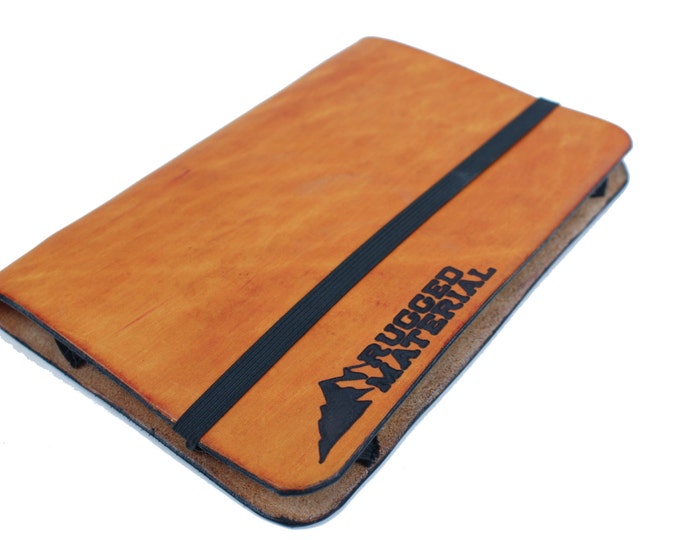 Leather iPad Mini Tablet Case Moleskine Notebook Style Etsy