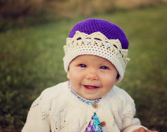 Crown Hat Crochet Pattern