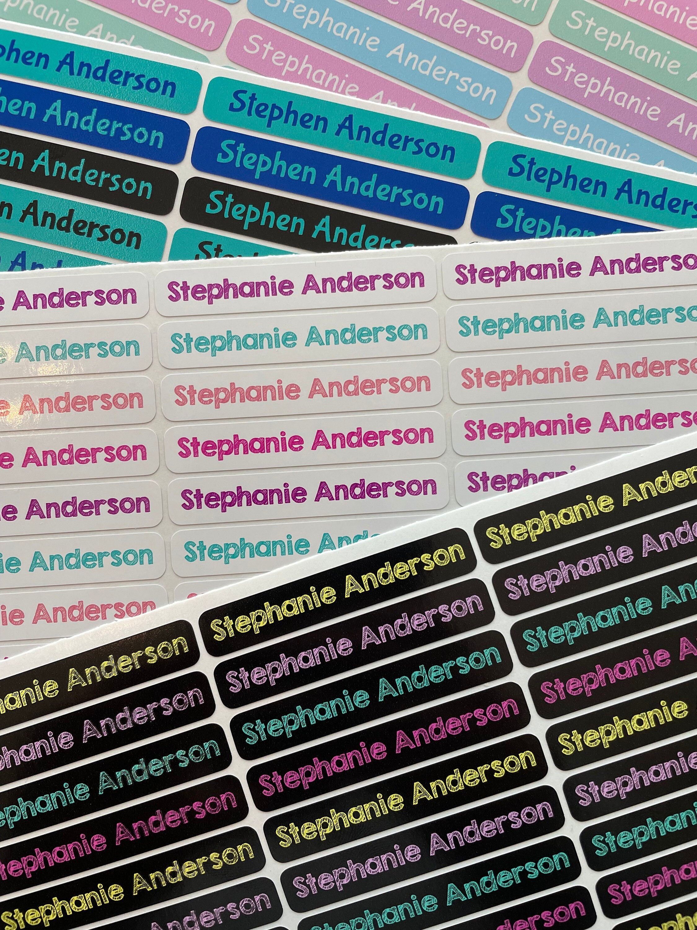 Water Bottle Labels School Supply Labels Daycare Labels Baby Bottle