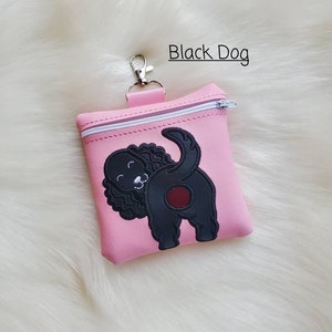 Cocker spaniel bag, dog waste bag, spaniel, cocker spaniel mom, dog poop bag, poop bag holder, dog mom, dog mom gift, dog leash bag image 3