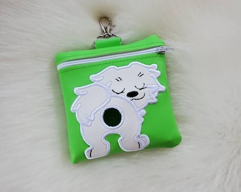 Bolsa maltesa, bolsa de desechos para perros, regalo para madres maltesas, mamá maltesa, regalo maltés, bolsa de caca para perros, portabotellas, madre para perros, regalo para madres de perros, bolsa para correas para perros