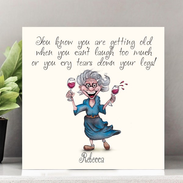 Birthday Cards for Older Women Etsy