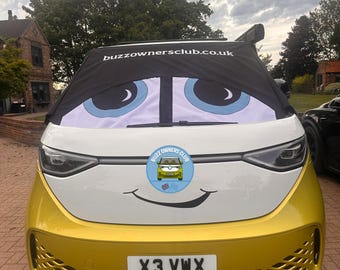 Vehicle Smile Sticker Vinyl for Front Bonnet for Campervans, Vans and Buzz