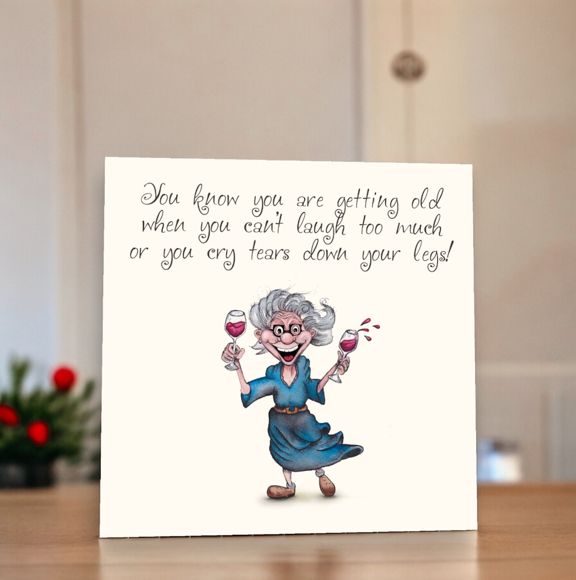Biglietto Di Auguri Umoristico 'Happy Birthday You Old Tart' A Forma Di Toast - 12x17 Cm Con Busta - Design Britannico Brainbox Candy