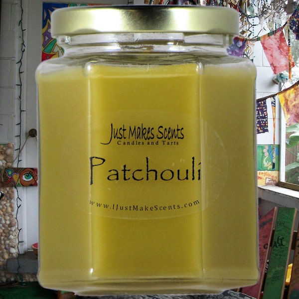 Patchouli Scented Blended Soy Candle - Home Made Soy Scented Soy Candles