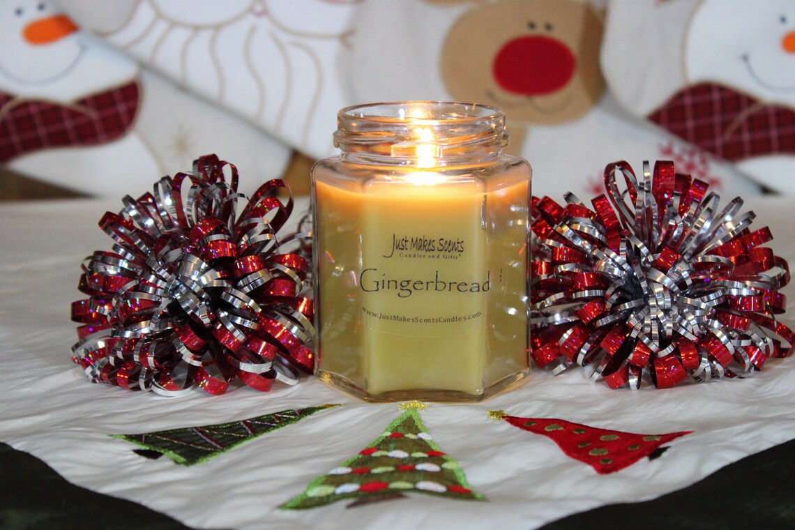 Gingerbread Scented Blended Soy Candles Scented Soy Candles Etsy