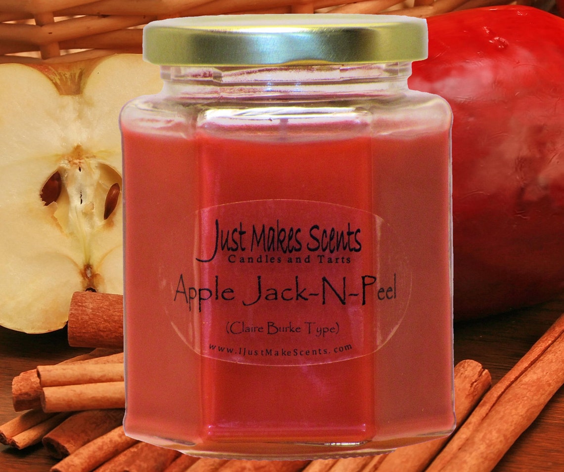 MacIntosh Apple Scented Soy Candle Homemade Scented Soy Etsy
