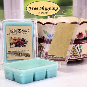 Pears & Berries Scented Wax Melts 2 Pack with FREE SHIPPING Scented Soy Wax Cubes image 1