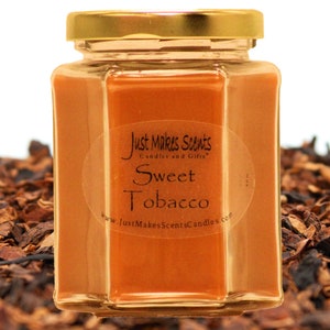Sweet Tobacco Scented Candle - Blended Soy Candles
