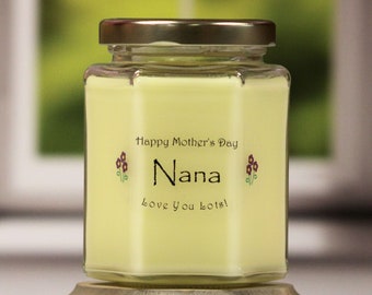 NANA Mother's Day Gift Candles - You Select The Scent and Decoration - Mothers Day Gifts