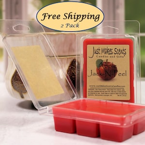 Apple Jack-N-Peel Scented Warming Tart - 2 Pack with FREE SHIPPING - Scented Soy Wax Cubes - Compare to Scentsy® Wax Tarts - Free Shipping