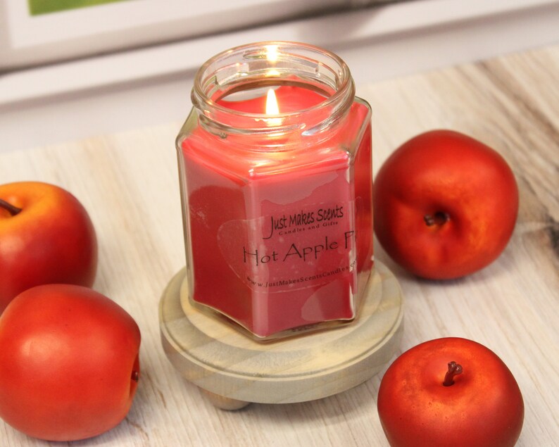 Hot Apple Pie Scented Blended Soy Candle Great American Etsy