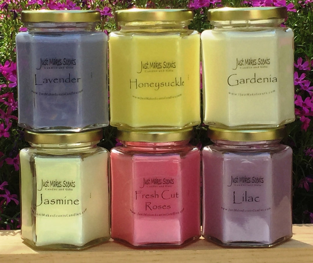 Multiscent Value Pack 6 Homemade Blended Soy Candles With Free Shipping Over 100 Fragrances to