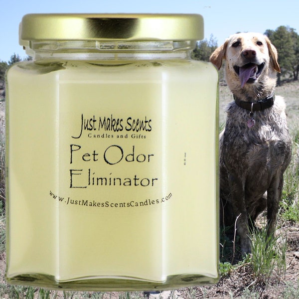 Pet Odor Eliminator Candles  - Blended Soy Candles