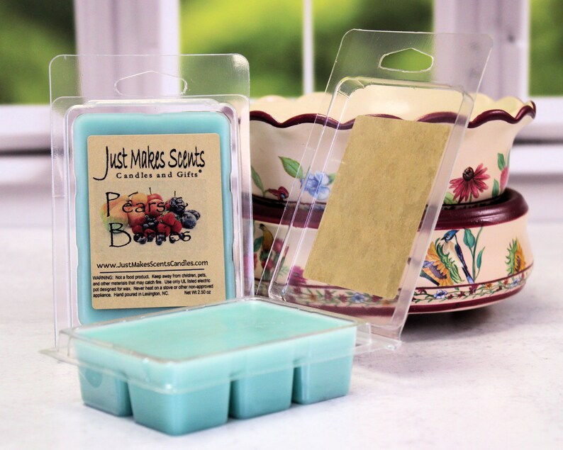 Pears & Berries Scented Wax Melts 2 Pack with FREE SHIPPING Scented Soy Wax Cubes image 3