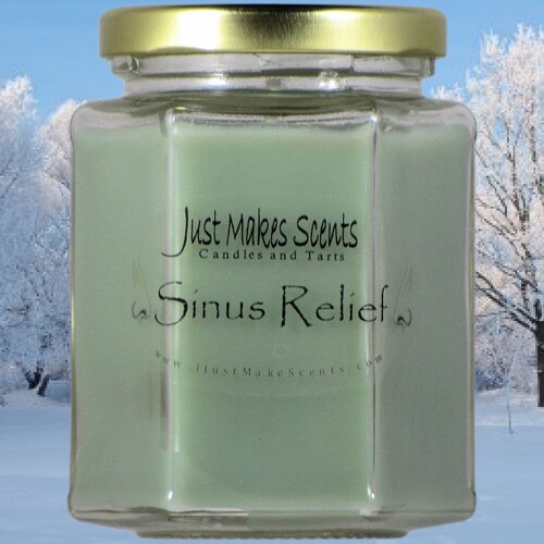 Sinus Relief Candle Homemade Blended Soy Candle for Relief Etsy