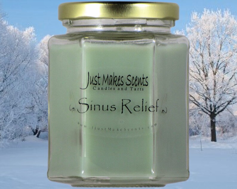 Sinus Relief Candle Homemade Blended Soy Candle for Relief Etsy