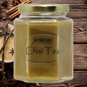 Chai Tea Scented Candle - Blended Soy Candles