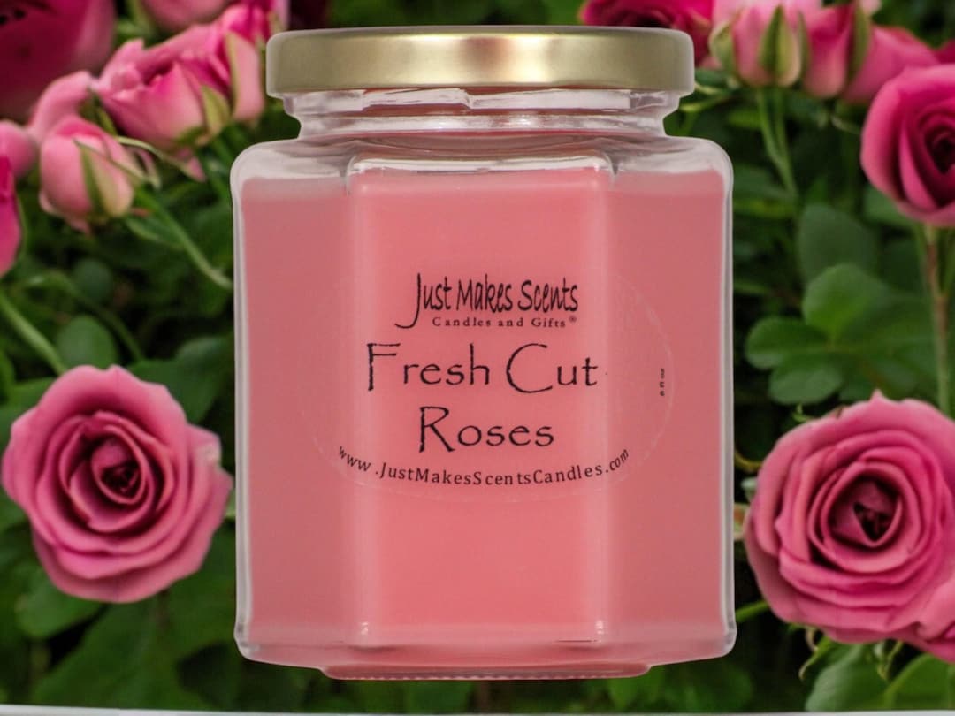 Fresh Cut Roses Handmade Soy Blend Candle (spring Floral Collection) - Etsy