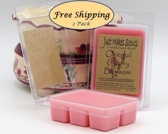 Oriental Cherry Blossom Wax Melts - 2 Pack with FREE SHIPPING - Compare to Scentsy® Bars